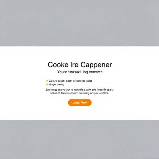 Banni√®re de consentement des cookies