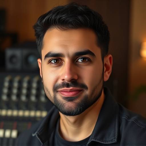 Photo de Karim Benali, ing√©nieur du son et professeur de prise de son